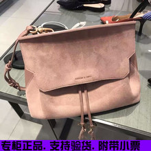 小ck双肩包CK2 60780683欧美复古圆环流苏绒面女背包 2019春夏新款