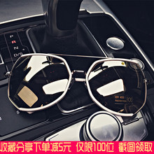 太阳镜潮人开车2019新款防晒眼睛墨镜个性潮流长脸超大蛤蟆镜男