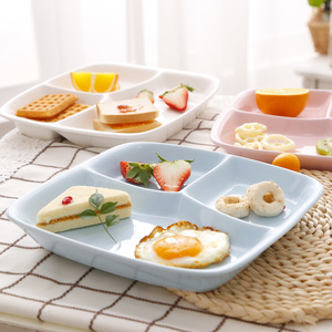 创意陶瓷早餐分格托盘