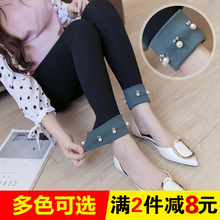 孕妇裤春秋2018新款潮妈外穿加绒加厚孕妇打底裤托腹裤子孕妇冬装