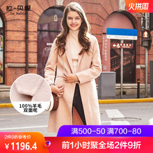 毛呢外套女装2018秋冬季新款韩版百搭宽松气质潮羊毛双面呢子大衣图片