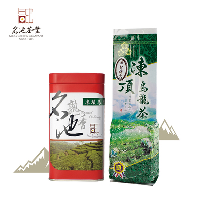 名池茶业冻顶乌龙茶台湾特产冻顶高山茶浓香型绿色茶叶150G