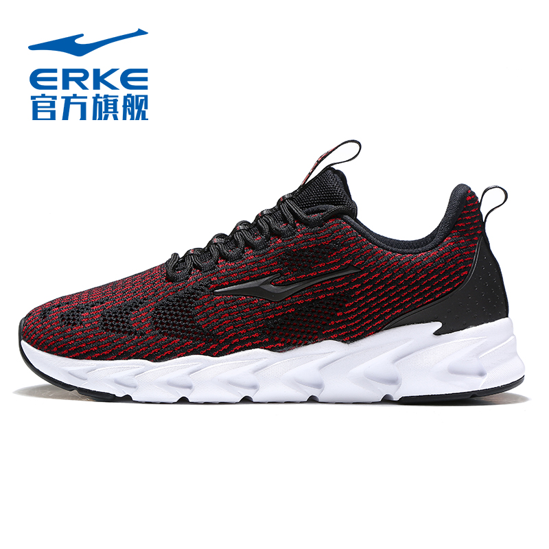 ERKE Men's Shoes 2019 Winter New Men's Running Shoes Breathable Men's Casual Shoes Men's Comfortable Men's Sports Shoes