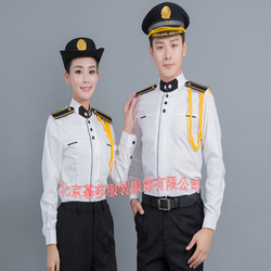 保安礼宾服男女衬衣服装春秋套装酒店形象岗保安夏装短袖物业
