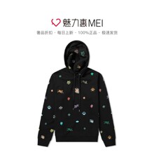 KENZO/高田贤三 男士黑色棉质连帽衫图片