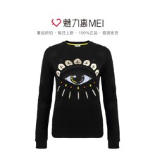 KENZO/高田贤三 女士黑色眼睛图案长袖卫衣图片