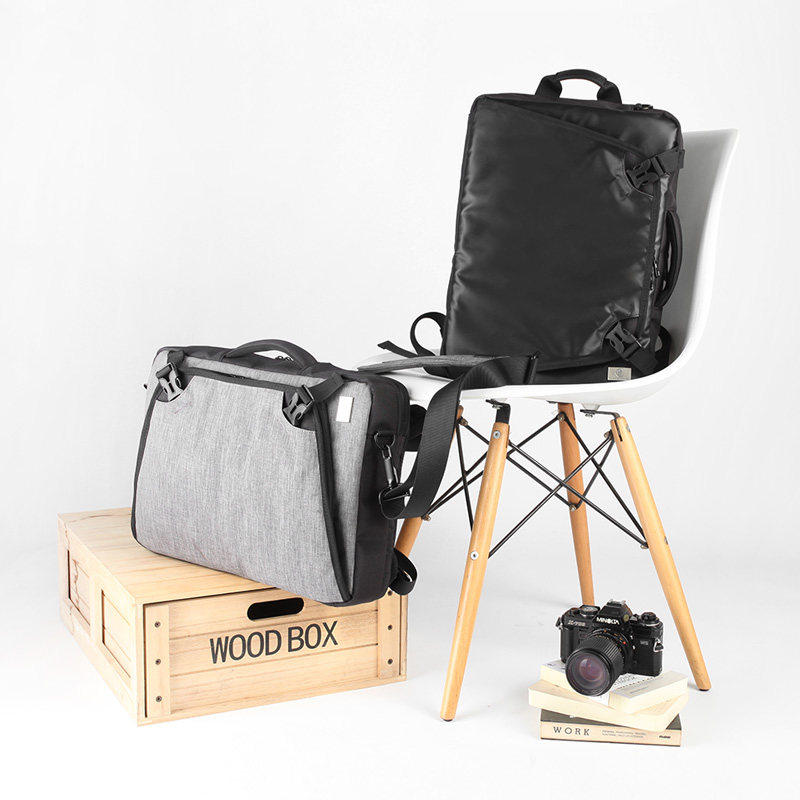 dpark笔记本电脑包 双肩包15.6寸男士电脑书包 商务手提包斜挎包