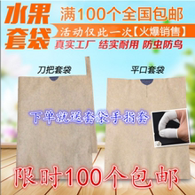 包邮 枇杷专用套袋梨套袋水蜜桃子苹果袋芒果脐橙柚子纸袋水果套袋