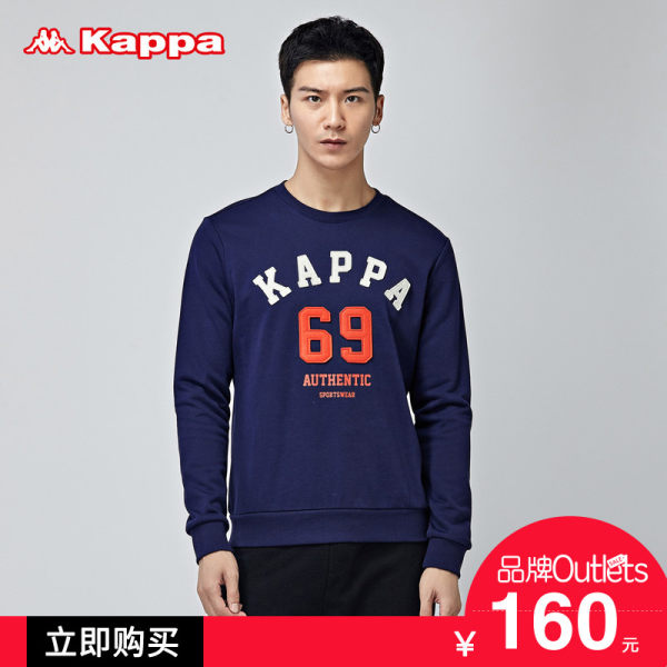 [清]Kappa 男卫衣 运动服休闲衣 圆领套头衫运动外套|K0552WT05