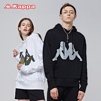Kappa卡帕情侣男女套头帽衫 oversize风卫衣2018新品|K08Y2MT66D