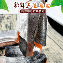 怡鲜来 进口冰鲜三文鱼皮500g 新鲜三文鱼鱼皮 当天切下冷冻发货
