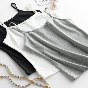 纯棉短款打底衫百搭小背心