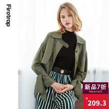 风衣短款韩版春季2018新款女英伦时尚收腰显瘦小个子女装春秋外套图片