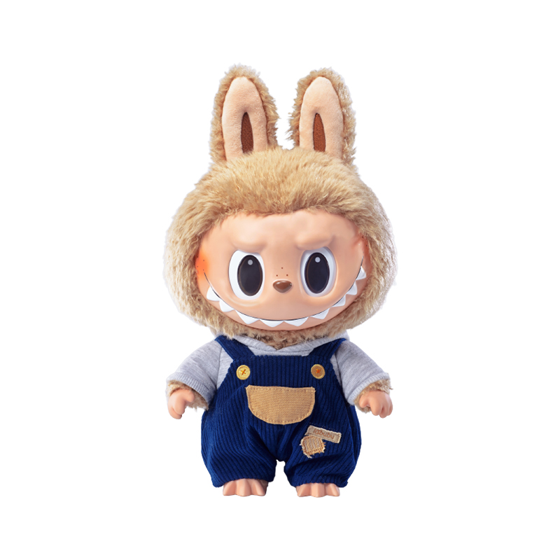 泡泡玛特LABUBU Time to chill搪胶毛绒公仔可爱拉布布礼物