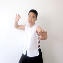 中国风棉麻汗衫粗布男童马甲背心棉麻儿童马褂老盘扣儿童唐装包邮