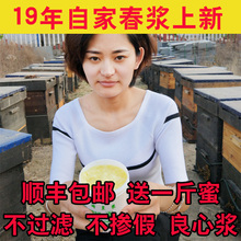 蜂皇浆鲜活正品 野生农家自产纯正春浆 蜂王浆纯浆天然新鲜500g瓶装