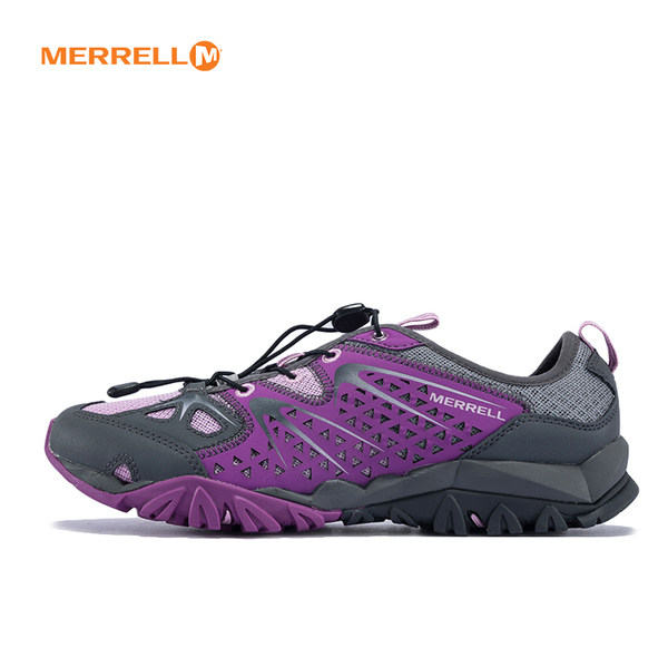 MERRELL迈乐 女鞋 低帮速干溯溪鞋透气网面户外休闲两栖鞋J35488