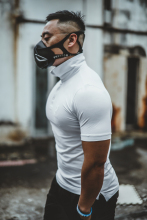 私人教练工服跑步训练T恤吸汗健身衣 速干紧身衣 运动POLO衫 男士