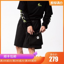 【GAON】GAONCREW 春夏 弹力3M反光宽松大口袋工装运动短裤五分裤