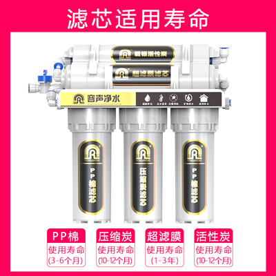 容声净水器家用直饮厨房自来水过滤器厨下滤水器五级超滤净水机