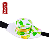 艾灸服家用随身灸温灸器艾灸仪器 小清新棉麻布套柏灸衣单联拉链款