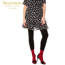 Juicy Couture女士风情百搭波点图案荷叶边短裙图片