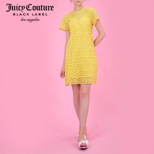Juicy Couture2018新款时尚气质蕾丝短袖连衣裙两件套图片