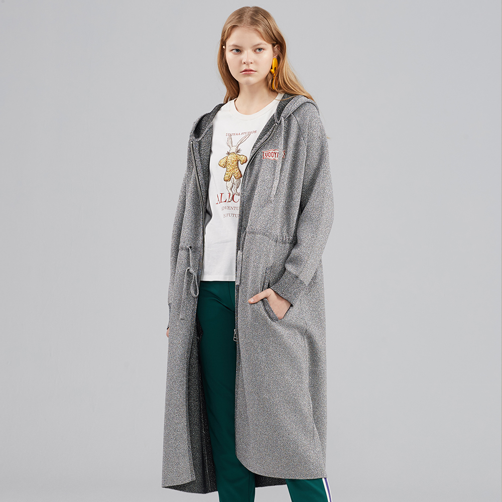 洛丹凰秋冬新品民族风女装长款风衣棉麻加厚文