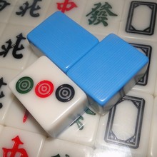 42mm 手搓麻将 中号 家用麻将牌 包邮 送桌布 大号川麻 特价