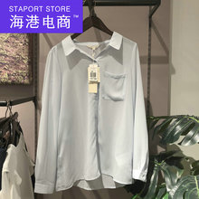 拉夏贝尔夏装新款丨国内正品代购 拉贝缇2018雪纺衬衫60006586图片