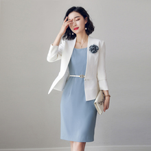 职业装套装2018新款时尚海航空姐制服播音主持艺考上镜女装工作服图片