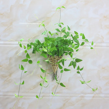 饰客厅室内外假花藤条塑料藤蔓花草植物摆设 仿真金钟柳绿植壁挂装