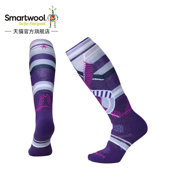 美国原产smartwool冬季滑雪袜女士美利奴羊毛袜户外运动袜PhD袜