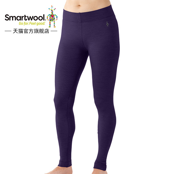 美国smartwool美丽奴羊毛保暖长裤 女士户外运动滑雪长裤NTS250
