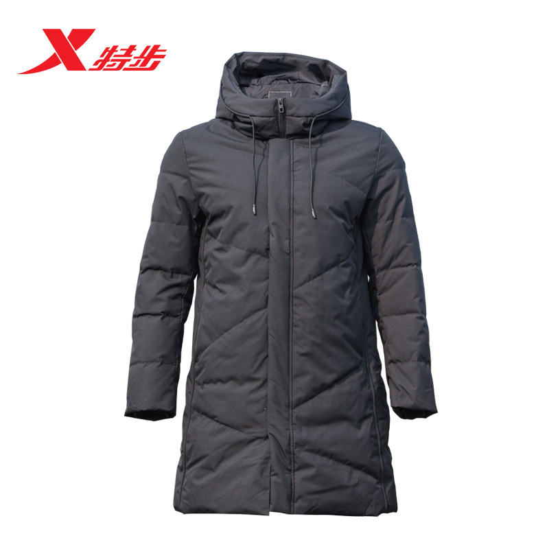 Special step Down jacket men's 2018 winter new warm casual cotton padded clothes fashion medium long sports down jacket men