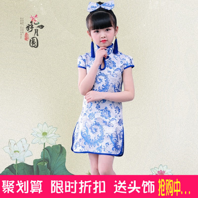 舞蹈古筝是什么牌子_儿童民国古装女童少幼儿