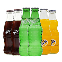 可口可乐雪碧芬达玻璃瓶装碳酸饮料200ml*8瓶 包邮