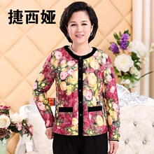 羽绒内胆女中老年人修身长袖内穿羽绒服大码保暖冬季妈妈装羽绒衣图片