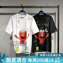 百搭印花T恤B2DA92180 国内代购 2019夏正品 B2DA92174太平鸟男装