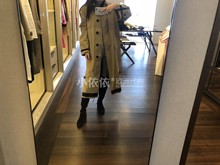 荷兰代购 Burberry18年新款纯色翻领单排扣长款风衣外套