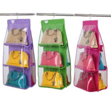 Purse Clear Handbag Sto Free Hanging Large Pocket shipping