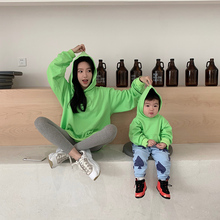 JOO.C童装亲子装男女童连帽卫衣2019新款春装自制洋气宝宝上衣潮