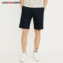 纯亚麻休闲短裤 218215538 爽薄款 JackJones杰克琼斯春季男装