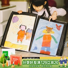 画册收藏册 画收纳册保存画 国誉8开A3文件夹画册奖状收集册图纸夹儿童画夹美术画画册收藏夹收纳本作品集装