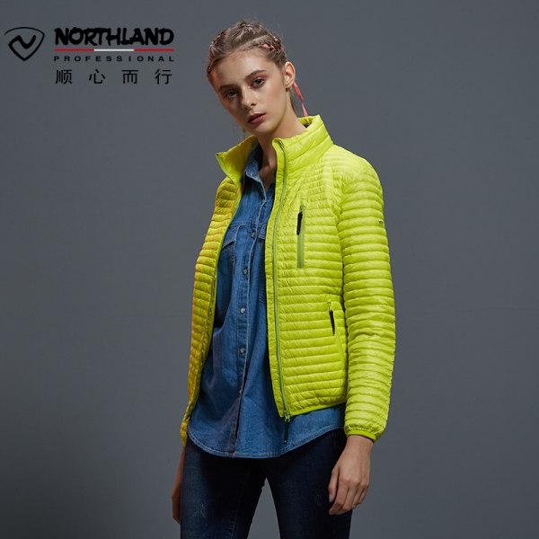 诺诗兰秋冬户外女轻量防风保暖鹅绒贴身羽绒服外套GD042624