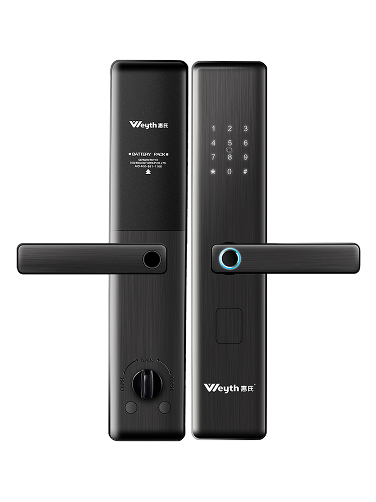 惠氏H18智能指纹锁家用防盗门锁密码磁卡远程手机APP电子锁