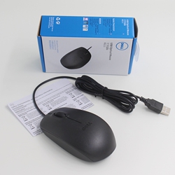 包邮Dell戴尔MS111有线鼠标USB办公家用鼠标笔记本台式电脑大鼠标