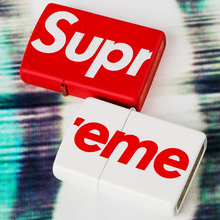 正品 限量定制zp zippo打火机zippo正版supreme潮牌火机油zoop男士