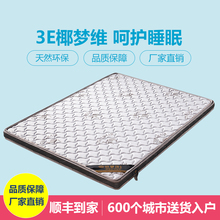 棕垫椰棕棕榈偏硬席梦思乳胶床垫1.8m1.5米薄折叠经济型定做