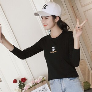 薄卫衣女不加绒宽松薄款春秋圆领套头2019女装新款春装潮韩版T恤